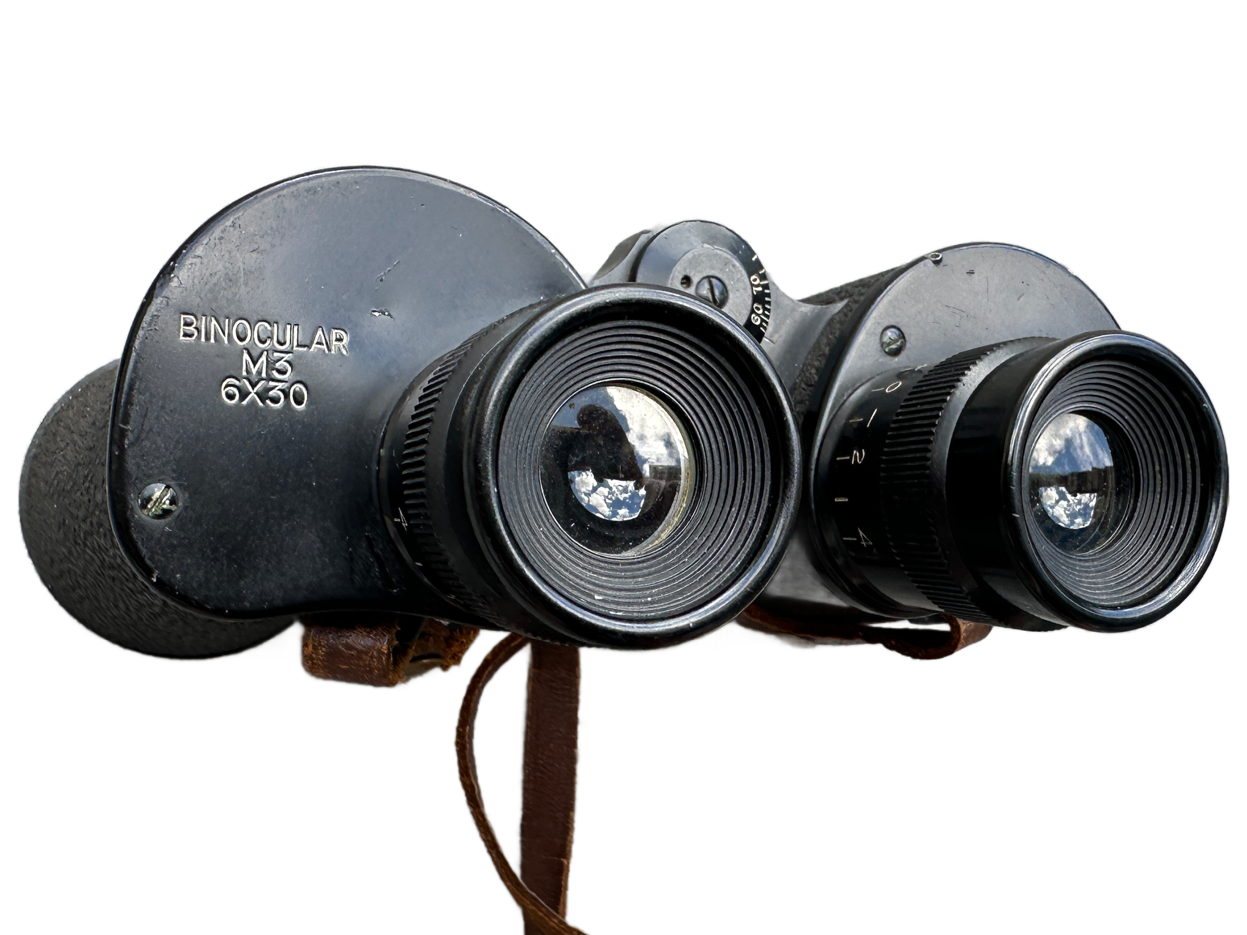WW2 Original U.S. M3 6x30 Binoculars by Nash-Kelvinator Corp