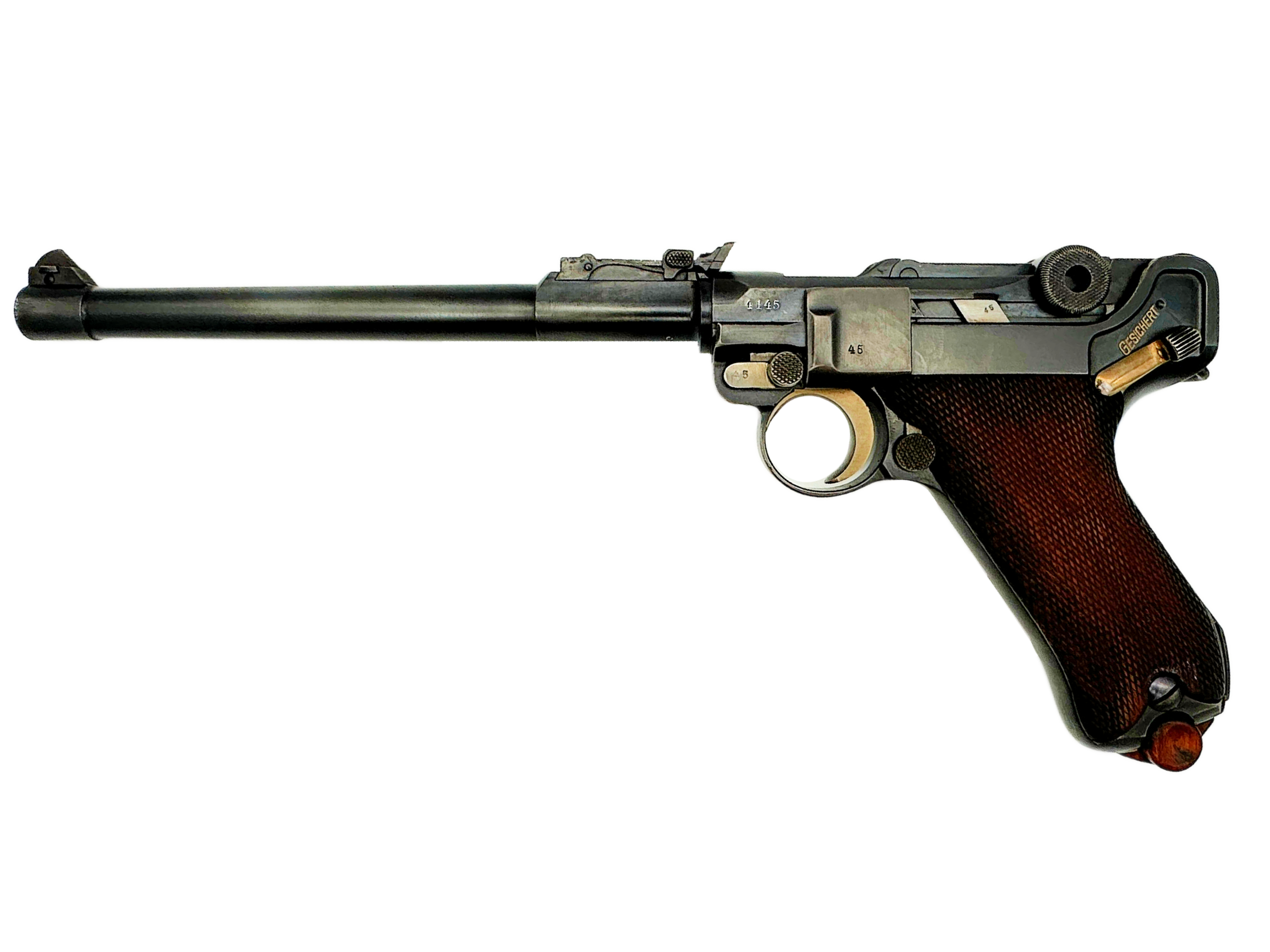 Original WW1 German 1917/1920 DWM P.08 Artillery Luger Caliber 9mm