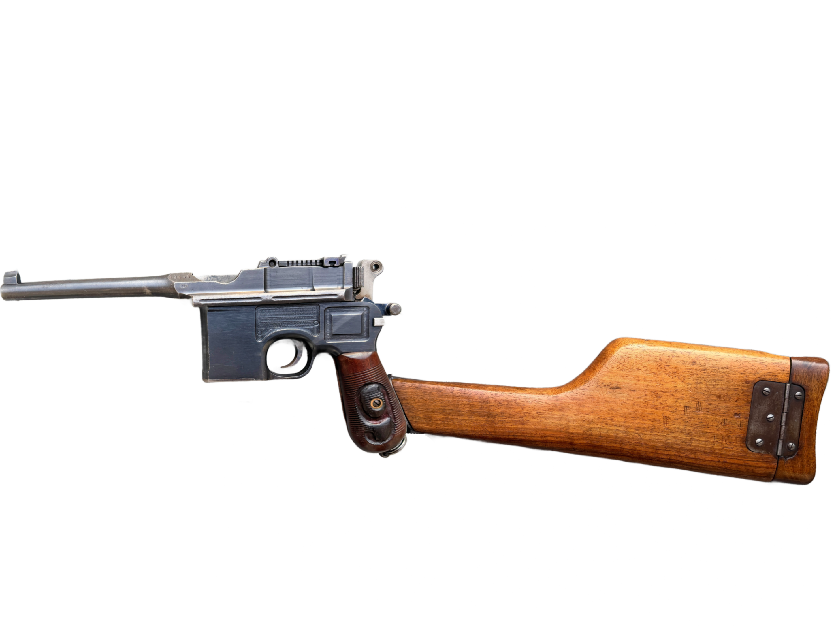 Original WW1 German Waffenfabrik Mauser Red 9 C96 Broomhandle 9mm