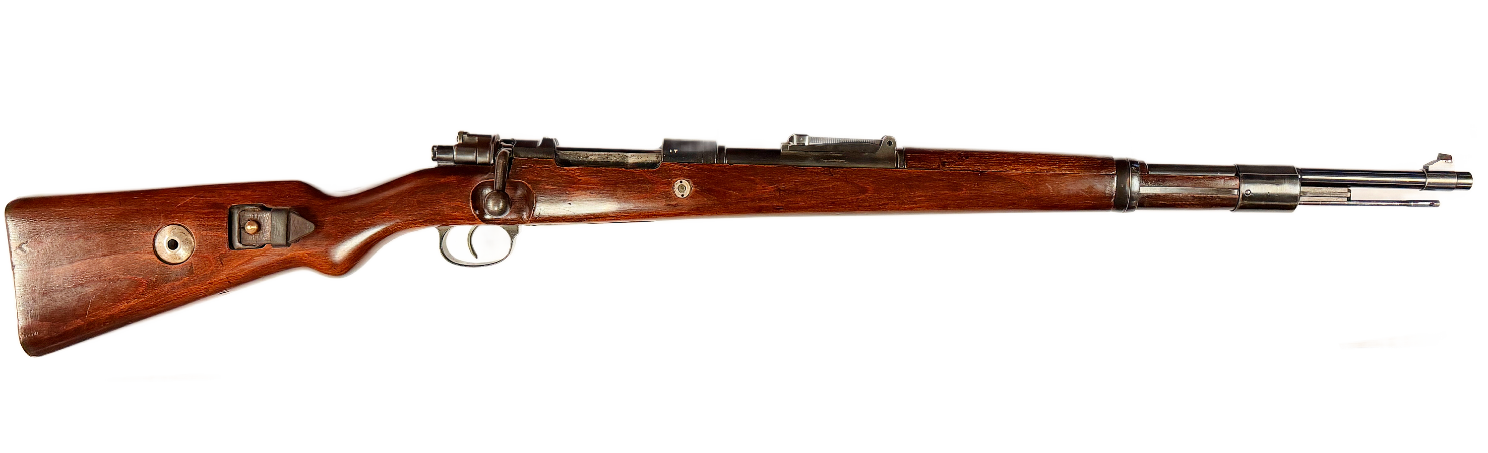 WW2 German 1941 Mauser bcd K98k Rifle with L&F Leather Sling | World ...