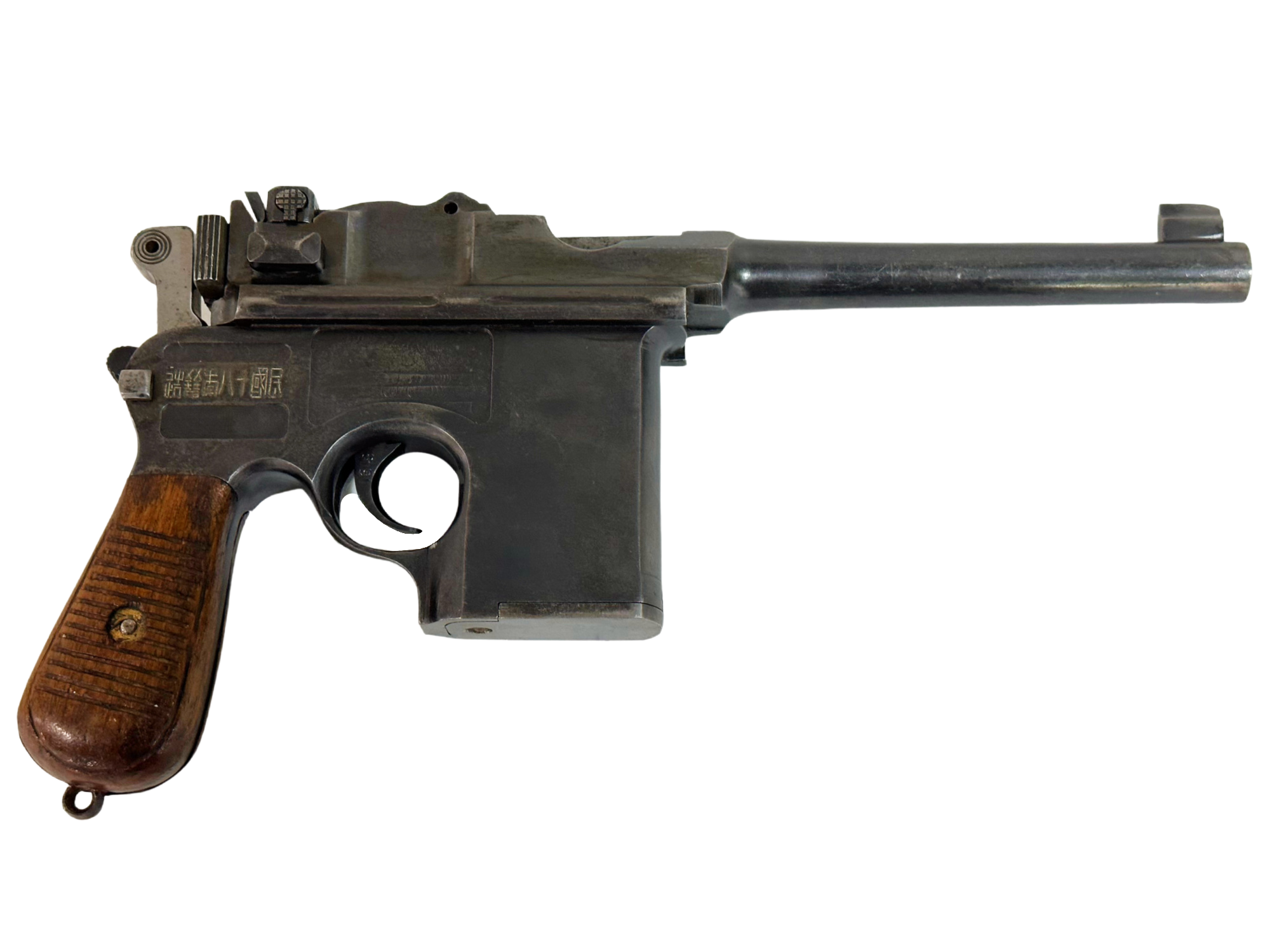 Chinese Shansei C96 Type 17 .45 ACP Broom-handle Pistol Original