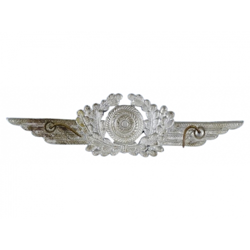 German Luftwaffe EM/NCO Visor Cap Wreath and Cockade Insignia (Original) - Photo 2