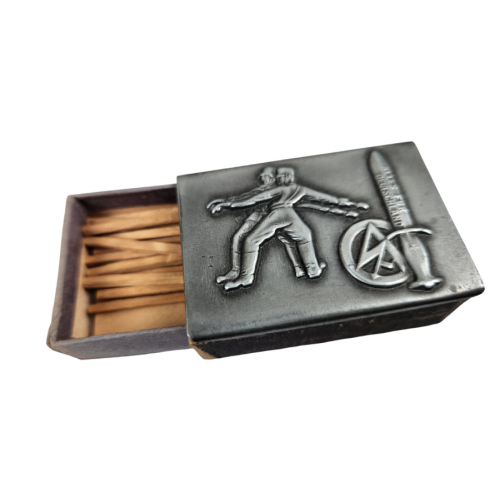 German SA (WWII BräunenHernd) Propoganda Matchbox holder (Original)  - Photo 2