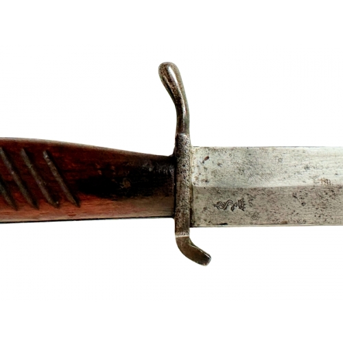 WW1/WW2 German Trench Boot Fighting Knife with Scabbard (Original) - Photo 5