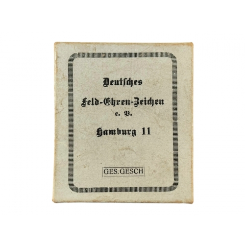 German WWI Hamburg Field of Honor Badge w/Box (Original) - Photo 4
