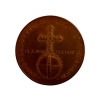 1938 Adolf Hitler Medallion Bronze Coin (Original) - Photo 2