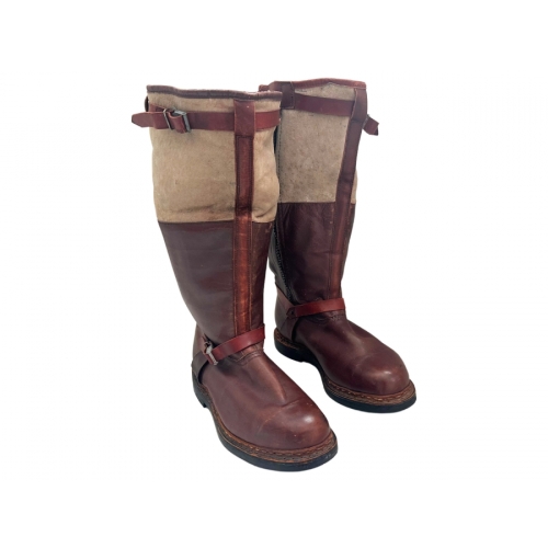 WWII German Luftwaffe Combat Worn Flight Boots (Original) - Photo 3
