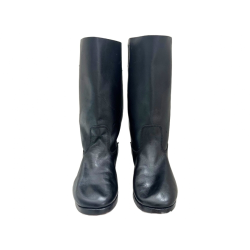 WWII German Black M39 Jackboots Marching Worn Combat Boots (Reproduction) - Photo 2