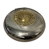 Antique WWI German Soap Dish Trench Art Gott Mit Uns Crown Insignia Collectible (Original) - Photo 1