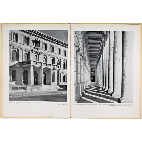 Neue Deutsche Baukunst By Albert Speer, Published by Bucherring Volk UND Reich Prag in Berlin 1941 (Original) - Photo 3