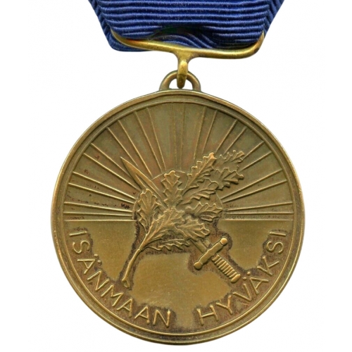 Finland, Republic. An Order of The White Rose, Iii Class Bronze Grade Merit Medal (Original) - Photo 1
