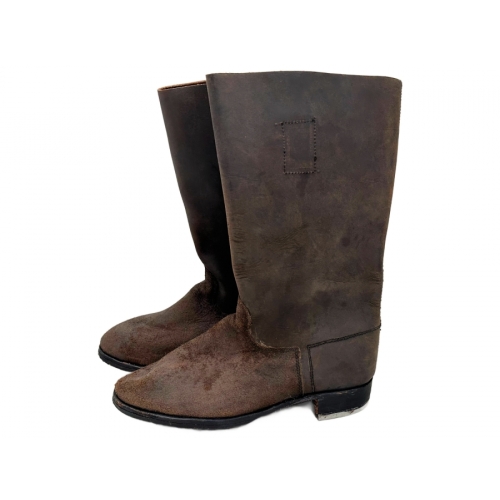 WW2 German M39 Brown Leather Jackboots (Reproduction) - Photo 1