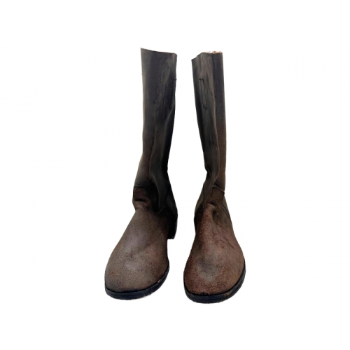 WW2 German M39 Brown Leather Jackboots (Reproduction) - Photo 3