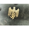 WW2 German 1940 M35 ET66 Single Decal Army Heel Helmet Original
