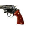 Smith & Wesson Model 1917 Brazilian Double Action 45 CAL ACP Revolver with Strebe Gun Works Holster