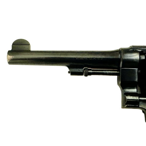Smith & Wesson Model 1917 Brazilian Double Action 45 CAL ACP Revolver with Strebe Gun Works Holster (Original) - Photo 4