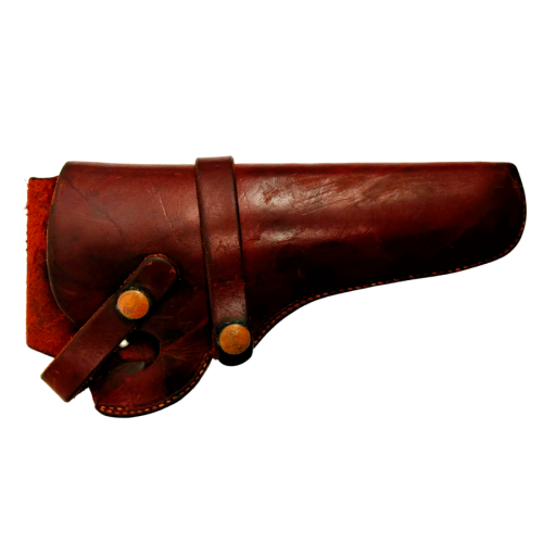 Smith & Wesson Model 1917 Brazilian Double Action 45 CAL ACP Revolver with Strebe Gun Works Holster (Original) - Photo 8