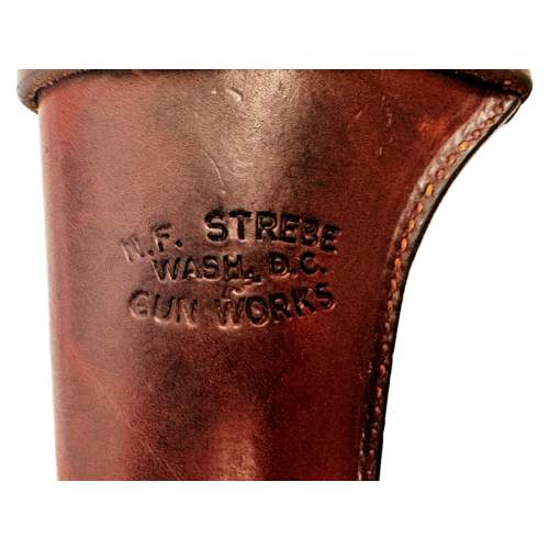 Smith & Wesson Model 1917 Brazilian Double Action 45 CAL ACP Revolver with Strebe Gun Works Holster (Original) - Photo 10