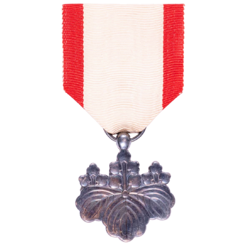 Japanese Order of the Rising Sun Medal 8th Class in Case (Original) - Photo 2