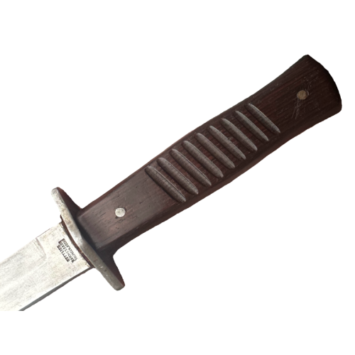 WW1/WW2 German Boot Knife with Scabbard By Gottlieb Hammesfahr Solingen Foche  (Original)  - Photo 2