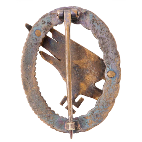 German Fallschirmschützenabzeichen der Luftwaffe Paratrooper Badge by Brüder Schneider A.G., Wien  (Original)