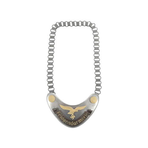 WW2 German Third Reich Feldgendarmerie Gorget
