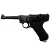 German 1940 P.08 42 CODE All-Matching Luger Pistol with Wood Checkered Grips and Matching Magazine