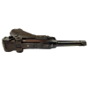German 1940 P.08 42 CODE All-Matching Luger Pistol with Wood Checkered Grips and Matching Magazine (Original) - Photo 4