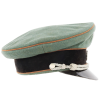WW2 German SS-Totenkopfverbände Concentration Camp Officer Visor Cap 