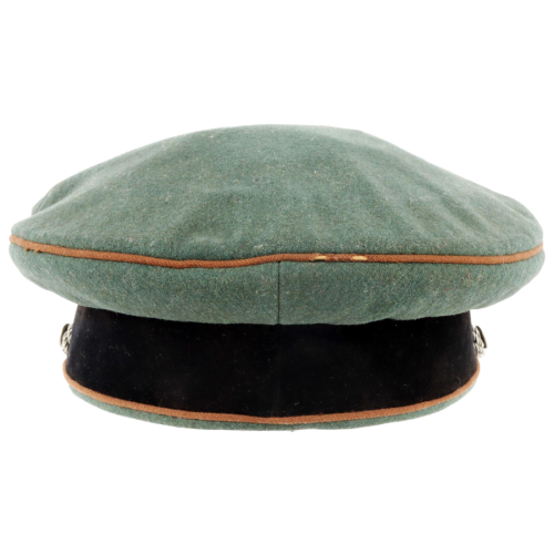 WW2 German SS-Totenkopfverbände Concentration Camp Officer Visor Cap 