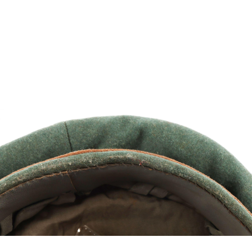 WW2 German SS-Totenkopfverbände Concentration Camp Officer Visor Cap 