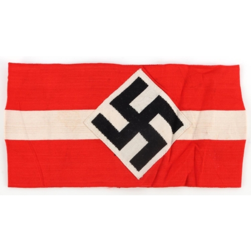 Original German Third Reich Hitler Youth Jugendfest Armband & 1937 Jugendfest Pin