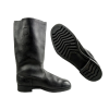 WW2 German EM Black Leather Combat Jackboots