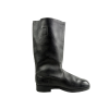 WW2 German EM Black Leather Combat Jackboots