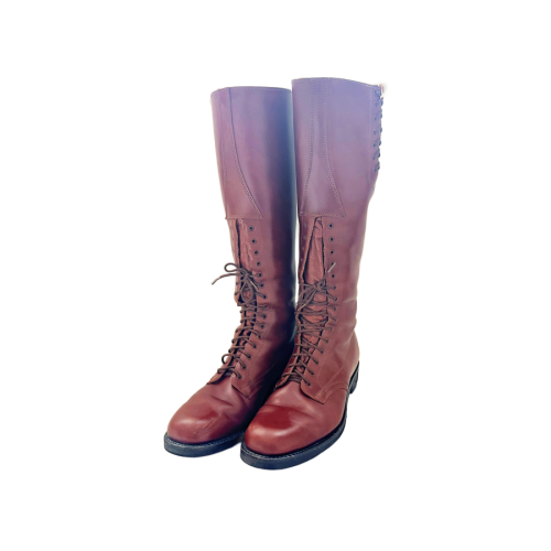 WW2 German Men's Cowhide Officer Knee-High Boots By Biltrite