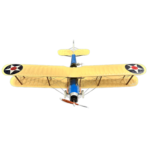 WW1 De Havilland DH-4 Biplane Wood Painted Model