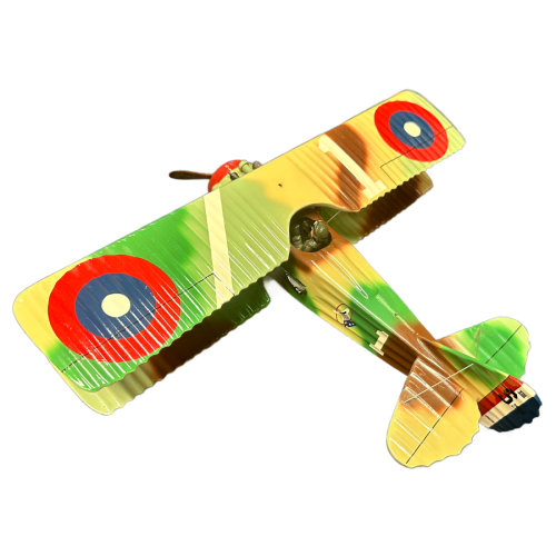 WW1 Vintage US And British , Assembled  & Painted Model Biplanes Collection - Photo 11