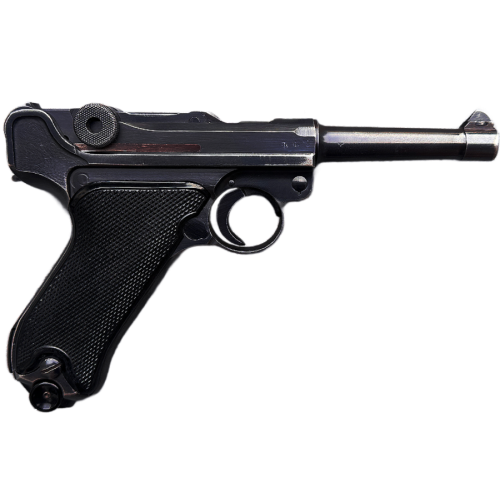 WW2 German 1942 P.08 byf 42 Black Widow All-Matching Luger Pistol with Holster Rig 