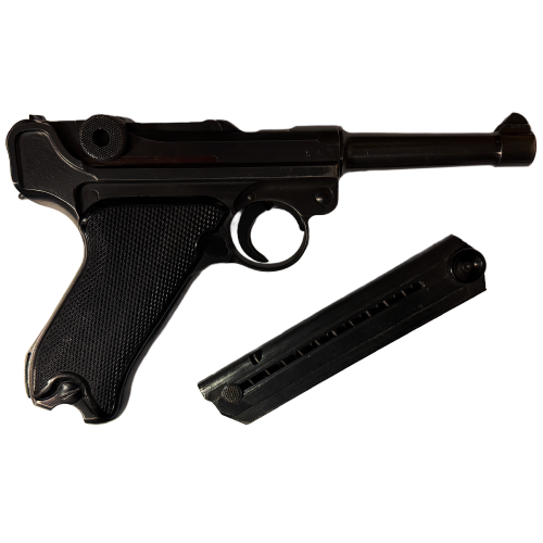WW2 German 1942 P.08 byf 42 Black Widow All-Matching Luger Pistol with Holster Rig (Original) - Photo 12