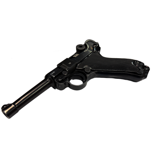 WW2 German 1942 P.08 byf 42 Black Widow All-Matching Luger Pistol with Holster Rig (Original) - Photo 8