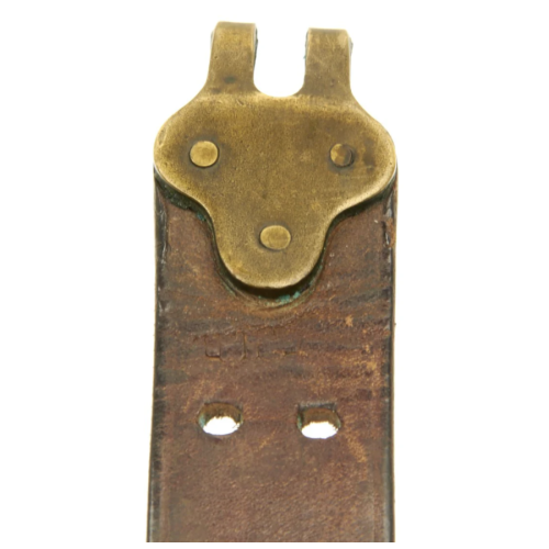 WW1 & WW2 Lawrence Leather Rifle Sling for a Springfield M1907 or the M1 Garand. (Original)  - Photo 5