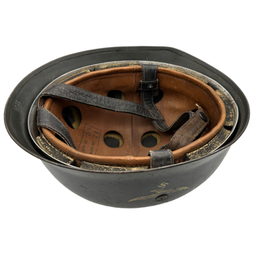 WW2 German Luftwaffe, M38 Paratrooper Double Decal Helmet 