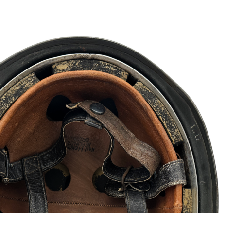 German Luftwaffe, M38 Paratrooper Double Decal Helmet Liner Original