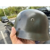 WW2 German Luftwaffe, M38 Paratrooper Double Decal Helmet (Original) - Photo 4
