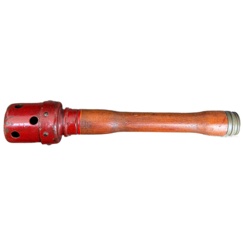 WW2 Original German Metal M24 Stick Grenade Case Dated 1940 With 5 Original Stick Grenades