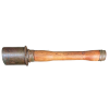 WW2 Original German Metal M24 Stick Grenade Case Dated 1940 With 5 Original Stick Grenades