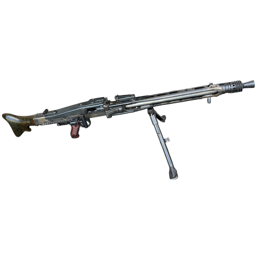 WW2 German Machinengewehr MG42 Display Machine Gun with Bipod For Sale