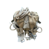 WW2 Original German Paratrooper Fallschirmjager Parachute Complete Set with Harness