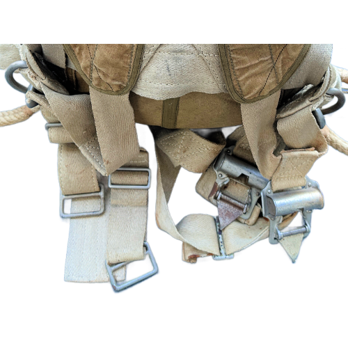 WW2 Original German Paratrooper Fallschirmjager Parachute Complete Set with Harness