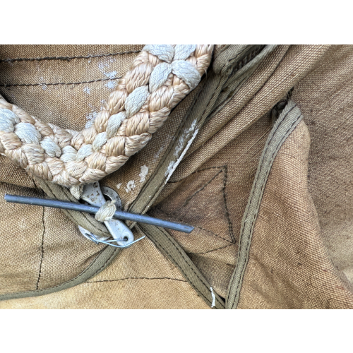 WW2 Original German Paratrooper Fallschirmjager Parachute Complete Set with Harness